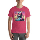 Colorful Fashionista Cat | Unisex t-shirt
