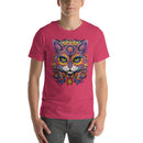 Colorful Cat Mandala Art | Unisex t-shirt