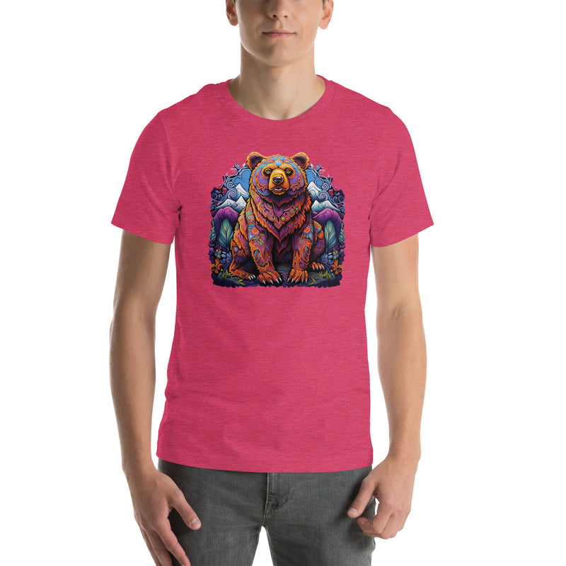Trippy Bear Mandala | Unisex t-shirt