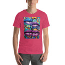 Trippy Paint Pour Lips | Unisex t-shirt