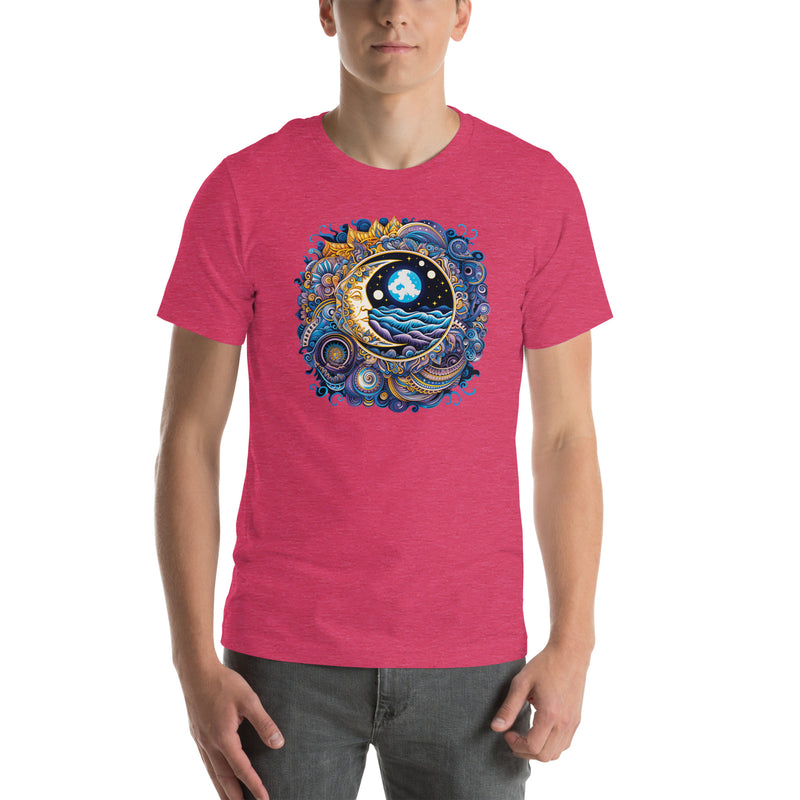 Trippy Full Moon Mandala | Unisex t-shirt