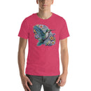 Blue Humming Bird Mandala | Unisex t-shirt