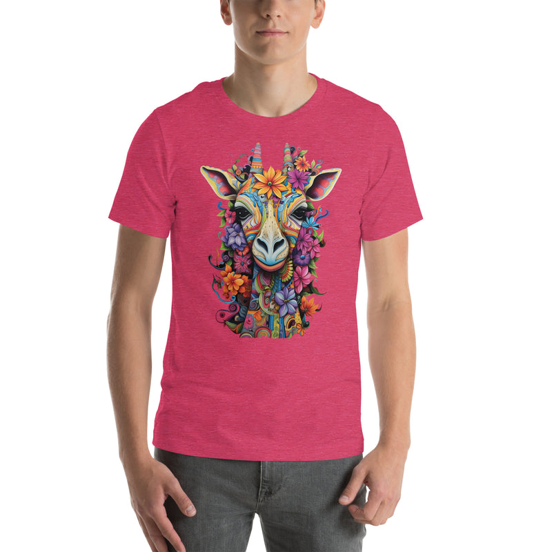 Trippy Giraffe Mandala | Unisex t-shirt