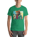 Tropical Sunglasses Cat | Unisex t-shirt
