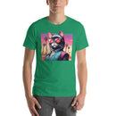 Colorful Fashionista Cat | Unisex t-shirt
