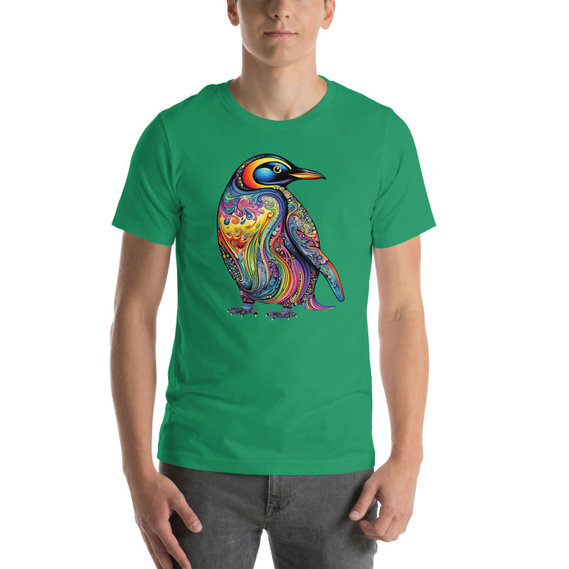 Trippy Penguin Mandala | Unisex t-shirt