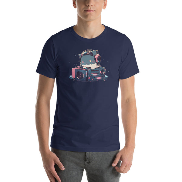 DJ Cute Techno Cat | Unisex t-shirt