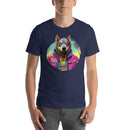Vibrant Cool Wolf | Unisex t-shirt