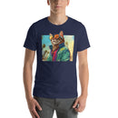 Tropical Sunglasses Cat | Unisex t-shirt