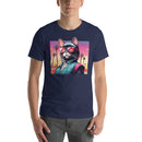 Colorful Fashionista Cat | Unisex t-shirt