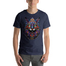 Mardi Gras Cat Mandala | Unisex t-shirt