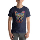Cute Dog Line Art | Unisex t-shirt