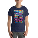 Trippy Paint Pour Lips | Unisex t-shirt