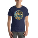 Moon Phase Floral Mandala | Unisex t-shirt