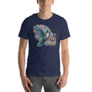 Blue Humming Bird Mandala | Unisex t-shirt