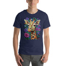 Giraffe Flowers Mandala | Unisex t-shirt