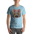 Mardi Gras Dog Mandala | Unisex t-shirt