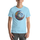 Floral Crescent Moon Mandala | Unisex t-shirt
