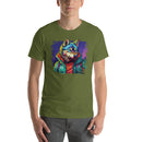 Colorful Modern Wolf | Unisex t-shirt