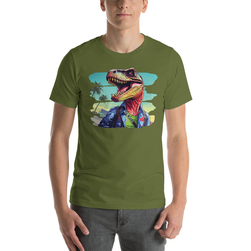 Tropical Summer T-Rex | Unisex t-shirt