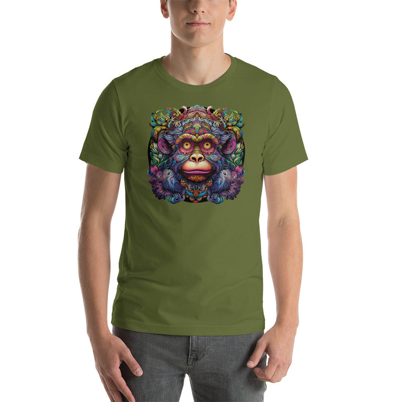 Tribal Monkey Line Art | Unisex t-shirt