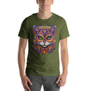 Colorful Cat Mandala Art | Unisex t-shirt