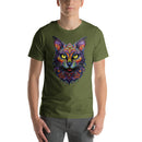 Trippy Tribal Cat Art | Unisex t-shirt