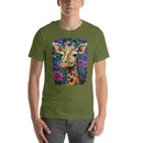 Giraffe Flowers Mandala | Unisex t-shirt