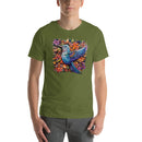 Humming Bird Flowers Mandala | Unisex t-shirt