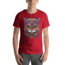 Colorful Cat Mandala Art | Unisex t-shirt