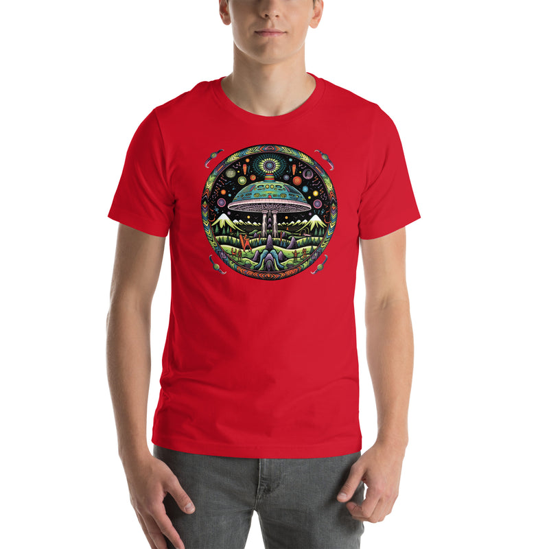 Tribal UFO Alien | Unisex t-shirt