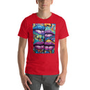 Trippy Paint Pour Lips | Unisex t-shirt