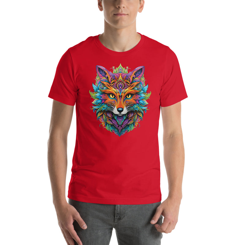 Trippy Fox Mandala | Unisex t-shirt
