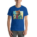 Tropical Sunglasses Cat | Unisex t-shirt