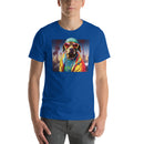 Tropical Hippie Dog | Unisex t-shirt