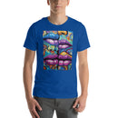 Trippy Paint Pour Lips | Unisex t-shirt