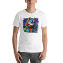 Colorful Modern Wolf | Unisex t-shirt