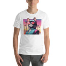 Colorful Fashionista Cat | Unisex t-shirt