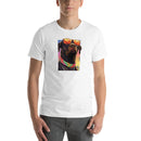 Lit Dog With Sunglasses | Unisex t-shirt