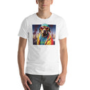 Tropical Hippie Dog | Unisex t-shirt