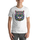 Psychedelic Mandala Cat Art | Unisex t-shirt