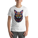 Trippy Tribal Cat Art | Unisex t-shirt