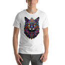Mardi Gras Cat Mandala | Unisex t-shirt