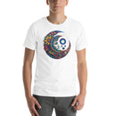 Floral Crescent Moon Mandala | Unisex t-shirt