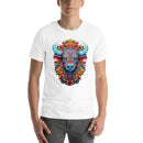 Trippy Floral Bull Mandala | Unisex t-shirt