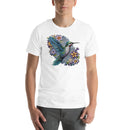Blue Humming Bird Mandala | Unisex t-shirt