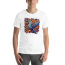Humming Bird Flowers Mandala | Unisex t-shirt