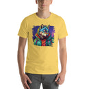 Colorful Modern Wolf | Unisex t-shirt