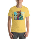 Tropical Sunglasses Cat | Unisex t-shirt