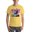 Colorful Fashionista Cat | Unisex t-shirt